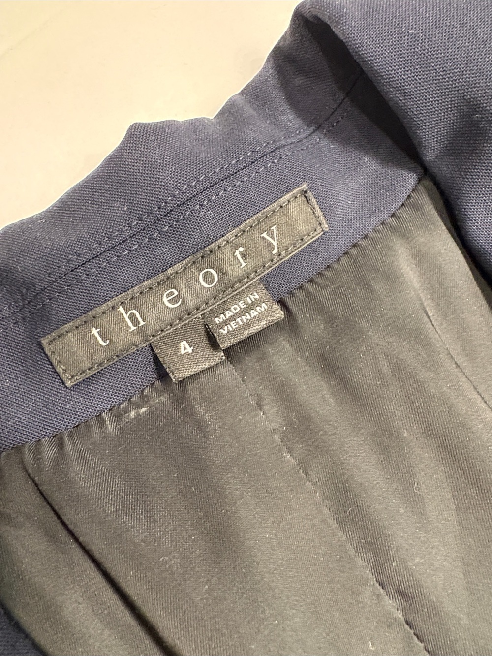 Theory Women's Navy Nichelle Blazer - Picture 2 of 10